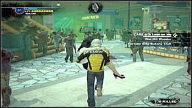 Wsiadamy do jednego z nich, jedziemy do Royal Flush Plaza i dopiero stamtąd ruszamy na piechotę - Case 6 - Zadania główne - Dead Rising 2 - PC - poradnik do gry