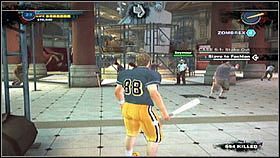 Tym razem naszym celem je szalony szeryf [1], który sam postanowił wymierzać sprawiedliwość, wieszając ocalałych mieszkańców miasta - Case 4 (1) - Zadania poboczne - Dead Rising 2 - PC - poradnik do gry