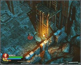 Znajdziesz tam dwie drabiny - wejdź po nich na szczyt - [Opis przejścia] Forgotten Gate - cz. 2 | Lara Croft and the Guardian of Light - Lara Croft and the Guardian of Light - poradnik do gry