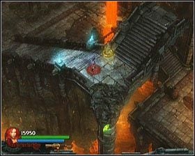 Pokonując pierwszy ich odcinek, natkniesz się na uchwyt na linę - [Opis przejścia] Stronghold Passage - cz. 1 | Lara Croft and the Guardian of Light - Lara Croft and the Guardian of Light - poradnik do gry