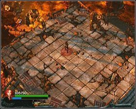 Odebranie pierwszego paska zdrowia sprawi, że na arenie zaczną pojawiać się golemy - [Opis przejścia] Xolotls Stronghold - cz. 3 - Lara Croft and the Guardian of Light - poradnik do gry
