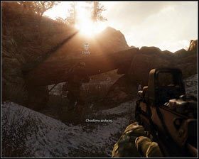 Gdy strzelanina dobiegnie końca, idziemy dalej za naszym kompanem [1] - Przyjaciele z daleka | Opis przejścia Medal of Honor - Medal of Honor - poradnik do gry