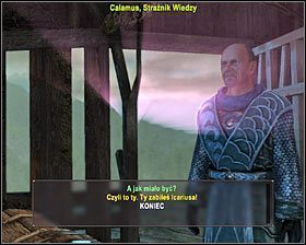 Wewnątrz chatki odnajdziesz martwego Icariusa #1 i należy oczywiście zbadać jego ciało - Bagna (7) | Zadania główne Arcania Gothic 4 - Arcania: Gothic 4 - poradnik do gry