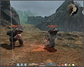 Jeżeli wybierzesz zachodnią ścieżkę to będziesz miał szansę na wypełnienie części questu dla Bartura oraz spotkasz dużo obsydianowych szkieletów , w tym także kapłanów #1 - Czarne Jary i dżungla (1) | Zadania główne Arcania Gothic 4 - Arcania: Gothic 4 - poradnik do gry