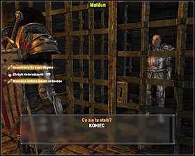 Powróć do miejsca, w którym stali strażnicy i użyj pozyskanego przed chwilą klucza do otwarcia zaryglowanych drzwi #1 - Thorniara (6) | Zadania główne Arcania Gothic 4 - Arcania: Gothic 4 - poradnik do gry