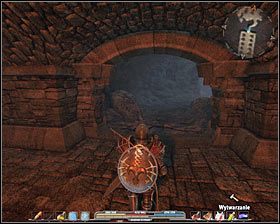 Czeka Cię tu potyczka z grupką szkieletów i najbardziej powinieneś uważać na chowających się za słupami kapłanów ognia #1 - Finał (2) | Zadania główne Arcania Gothic 4 - Arcania: Gothic 4 - poradnik do gry