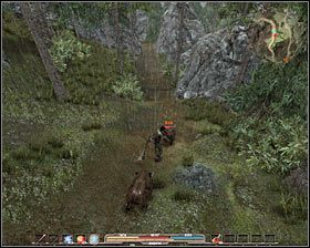 Po znalezieniu się w środku (M2B, 1) odszukaj Kopacza (M2B, 2) i porozmawiaj z nim #1 , oferując pomoc w przyniesieniu mu alembiku - Południowe Stewark | Zadania poboczne w Arcania Gothic 4 - Arcania: Gothic 4 - poradnik do gry