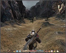 Ruszaj na północ (M9, 2), wybierając te same ścieżki co w przypadku głównego questu - Czarne Jary i dżungla (1) | Zadania poboczne w Arcania Gothic 4 - Arcania: Gothic 4 - poradnik do gry