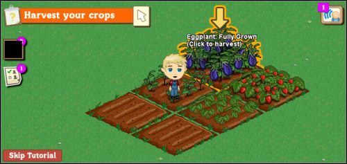 Rozgrywkę rozpoczynasz na wydzielonym polu zasianym trawą - Samouczek | Podstawy FarmVille - FarmVille - poradnik do gry