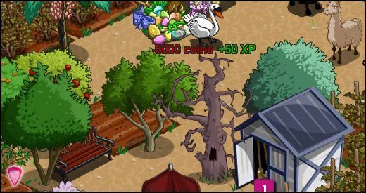 Posadzenie tego wyschniętego drzewa zapewniło 50 punktów doświadczenia - Doświadczenie | Zarządzamy farmą FarmVille - FarmVille - poradnik do gry