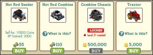 Każdy znajdzie tu coś dla siebie - Pojazdy (1) | Inne | FarmVille - FarmVille - poradnik do gry