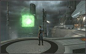Po wyjściu z krótkiego korytarza ze słupami ognia, na wysuniętej platformie - Kamino - Ucieczka | Ukryte holocrony | Star Wars The Force Unleashed II - Star Wars: The Force Unleashed II - poradnik do gry