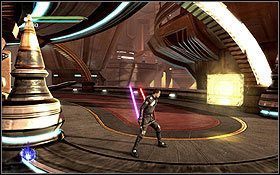Kiedy z peronu odjedzie pociąg będziesz musiał unieść trzy platformy - Cato Neimoidia - Wschodni Łuk | Ukryte holocrony - Star Wars: The Force Unleashed II - poradnik do gry
