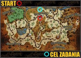 ZLECENIODAWCA: Demon Witch Heybanstance - Zadania początkowe (1) | Zadania | DeathSpank - DeathSpank - poradnik do gry