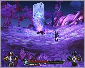 Po zebraniu wymaganych danych, wróć się do miasteczka Pluckmuckel , gdyż znajdziesz tam Thongolith Researcher (a nie na początku gry) - Zadania początkowe (2) | Zadania | DeathSpank - DeathSpank - poradnik do gry