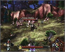 DESTROYER OF CHICKENS (punktów gracza 10) - Osiągnięcia | Wychodki, kamienie runiczne i osiągnięcia | DeathSpank - DeathSpank - poradnik do gry