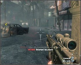 Wybiegnij na zewnątrz i przystąp do ostrzeliwania wrogów rozstawionych przy pobliskich samochodach #1 - Operation 40 (1) | Opis przejścia gry | Call of Duty Black Ops - Call of Duty: Black Ops - poradnik do gry