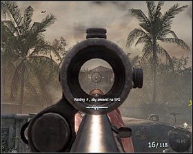 Od razu po znalezieniu się na zewnątrz udaj się w lewo i schowaj się za murkiem lub za workami z piaskiem #1 - Operation 40 (2) | Opis przejścia gry | Call of Duty Black Ops - Call of Duty: Black Ops - poradnik do gry