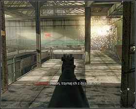 Reznow wkrótce powinien dotrzeć do pancernych drzwi zbrojowni #1 i to właśnie w tym miejscu rozegra się większa bitwa - Workuta (2) | Opis przejścia gry | Call of Duty Black Ops - Call of Duty: Black Ops - poradnik do gry
