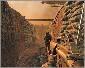 Po kilku chwilach w oddali powinieneś zauważyć przeciwnika z miotaczem ognia #1 - GOS (1) | Opis przejścia gry | Call of Duty Black Ops - Call of Duty: Black Ops - poradnik do gry