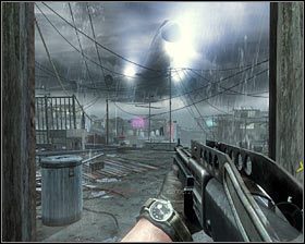 Zgodnie z otrzymanym ostrzeżeniem, błyskawicznie zlikwiduj wroga skrywającego się przy prawej okiennicy #1 - Liczby (1) | Opis przejścia gry | Call of Duty Black Ops - Call of Duty: Black Ops - poradnik do gry