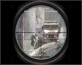 Następnych w kolejce mamy dwóch wartowników pracujących przy ciężarówce po prawej stronie #1 - WMD (2) | Opis przejścia gry | Call of Duty Black Ops - Call of Duty: Black Ops - poradnik do gry