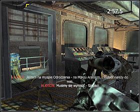 Możesz już udać się do pomieszczenia kontrolnego #1 , w którym będą stali Twoi koledzy - WMD (3) | Opis przejścia gry | Call of Duty Black Ops - Call of Duty: Black Ops - poradnik do gry