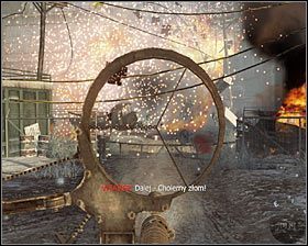 Zacznij atakować nadbiegających przeciwników (możesz oczywiście przybliżyć sobie widok) #1 - WMD (3) | Opis przejścia gry | Call of Duty Black Ops - Call of Duty: Black Ops - poradnik do gry