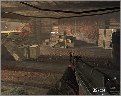 Sekret znajduje się po lewej stronie - GOS | Dane wywiadu | Call of Duty Black Ops - Call of Duty: Black Ops - poradnik do gry