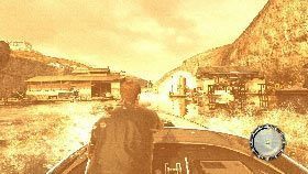 W pewnej chwili dopłyniesz do ogromnego statku [1] - Prologue - Changes of Planes (2) | Opis przejścia gry 007 Blood Stone - 007: Blood Stone - poradnik do gry