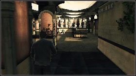 Przejdź przez drewniane drzwi [1] , co doprowadzi cię do lokacji z basenem - Prologue - Changes of Planes (2) | Opis przejścia gry 007 Blood Stone - 007: Blood Stone - poradnik do gry