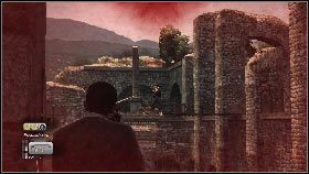 Po oczyszczeniu terenu przejdź przez przejście znajdujące się za filarami [1] - Istanbul - Who are you working for? | Opis przejścia gry 007 Blood Stone - 007: Blood Stone - poradnik do gry