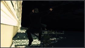 Udaj się na balkon [1] , przeskocz przez balustradę, a potem skocz na balkon z lewej [2] - Monaco - Your basic Russian Oligarch... (2) | Opis przejścia gry 007 Blood Stone - 007: Blood Stone - poradnik do gry