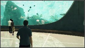 Podejdź do szyby akwarium z lewej i użyj telefonu na pluskwie w wodzie [1] , a następnie ukończ minigrę - Bangkok - An uneasy alliance | Opis przejścia gry 007 Blood Stone - 007: Blood Stone - poradnik do gry