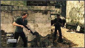 Obejdź z prawej strony cegły [1] i kontynuuj swoją cichą wędrówkę - Burma - Youre in Burma, Mr. Bond (1) | Opis przejścia gry 007 Blood Stone - 007: Blood Stone - poradnik do gry