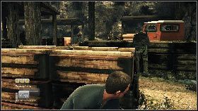 Poczekaj, aż chodzący przy skale strażnik będzie stał do ciebie tyłem, po czym szybko wyeliminuj przeciwnika opierającego się o skrzynie [1] - Burma - Youre in Burma, Mr. Bond (2) | Opis przejścia gry 007 Blood Stone - 007: Blood Stone - poradnik do gry