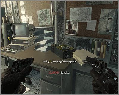 Sekret leży na biurku po prawej stronie, niedaleko komputera - Dane wywiadu - Liczby | Dane wywiadu | Call of Duty Black Ops - Call of Duty: Black Ops - poradnik do gry