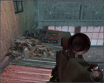 Po zeskoczeniu na czerwony fragment dachu obróć się, a sekret będziesz miał przed sobą - Dane wywiadu - Liczby | Dane wywiadu | Call of Duty Black Ops - Call of Duty: Black Ops - poradnik do gry