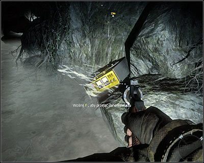 Podczas przemierzania tego tunelu rozglądaj się za nagraniem leżącym po prawej stronie - Dane wywiadu - Victor Charlie | Dane wywiadu | Call of Duty Black Ops - Call of Duty: Black Ops - poradnik do gry