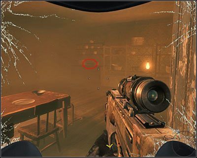 Udaj się w stronę widocznych w oddali szafek kuchennych - Dane wywiadu - Odrodzenie | Dane wywiadu | Call of Duty Black Ops - Call of Duty: Black Ops - poradnik do gry