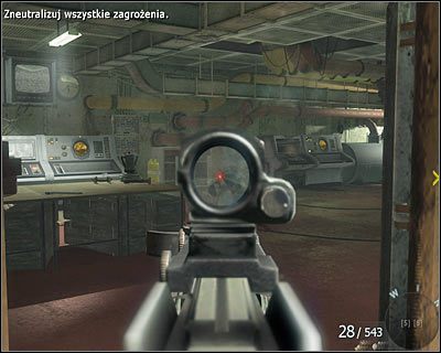 W trakcie eksploracji dolnych pokładów statku dotrzesz do większego pomieszczenia kontrolnego pilnowanego przez siły wroga - Dane wywiadu - Odkupienie | Dane wywiadu | Call of Duty Black Ops - Call of Duty: Black Ops - poradnik do gry