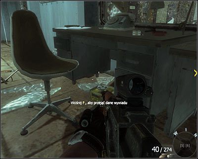 Po zlikwidowaniu przeciwników zbadaj biurka zlokalizowane po prawej stronie - Dane wywiadu - Odkupienie | Dane wywiadu | Call of Duty Black Ops - Call of Duty: Black Ops - poradnik do gry
