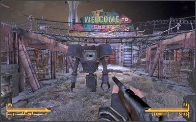 Nadszedł czas stanąć twarzą w twarz z Bennym - Dzyń dzyń! | Zadania początkowe w Fallout New Vegas - Fallout: New Vegas - poradnik do gry