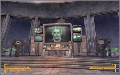 UWAGA: W momencie gdy postanowisz otworzyć przedpokój zadanie [House zawsze wygrywa, I] przyjmie status nieudanego i nie będziesz mógł przyłączyć się do Pana Housea - Dzika karta- Zmiana w zarządzie | Pan Tak | Solucja Fallout New Vegas - Fallout: New Vegas - poradnik do gry