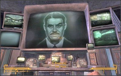 Kolejnym zadaniem jest przekonanie Boomersów, aby wsparli Pana Housea - House zawsze wygrywa, III | Pan House | Solucja Fallout New Vegas - Fallout: New Vegas - poradnik do gry