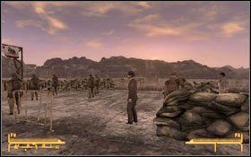 Wpierw skieruj się na spotkanie z Katonem Hostilusem #1 , z którym omówisz wstępny plan działania - Kiler z Arizony | Prezydent Kimball | Solucja Fallout New Vegas - Fallout: New Vegas - poradnik do gry