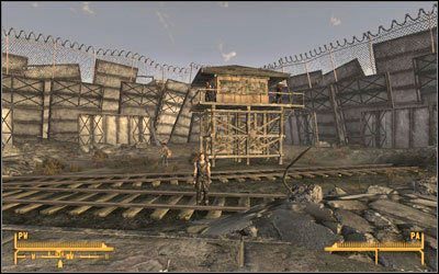Udaj się na miejsce (M6B:7) i porozmawiaj z Elizabeth Kieran o tym, że Król chce wspomóc akcję - G.I. Blues | Zadania poboczne | Solucja Fallout New Vegas - Fallout: New Vegas - poradnik do gry