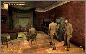 Postanowisz zachować pamiętnik - udaj się na balkon do Wielkiego Sala (bądź Nero ) (M7F:5) #1 , przy drzwiach (M7F:4) natrafisz na strażnika - Jak mało wiemy | Zadania poboczne | Solucja Fallout New Vegas - Fallout: New Vegas - poradnik do gry