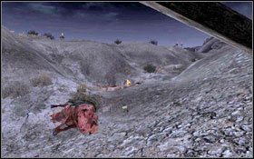 Cass zapyta czy nie moglibyście nieco zboczyć z trasy i udać się w miejsce, gdzie została zaatakowana jej karawana - Liczbowe niepokoje | Zadania poboczne | Solucja Fallout New Vegas - Fallout: New Vegas - poradnik do gry