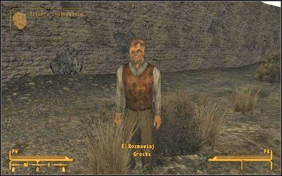 Greks (M6B:6) winny jest 138 kapsli - Poborca długów | Zadania poboczne | Solucja Fallout New Vegas - Fallout: New Vegas - poradnik do gry